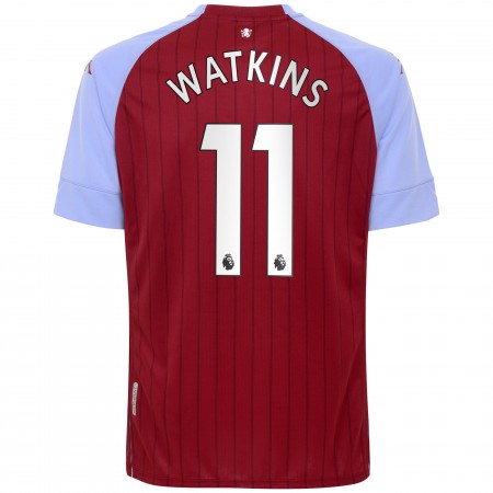 Koszulka Aston Villa Ollie Watkins 11 Domowe Stroje Piłkarskie 2020/21 Krótki Rękaw